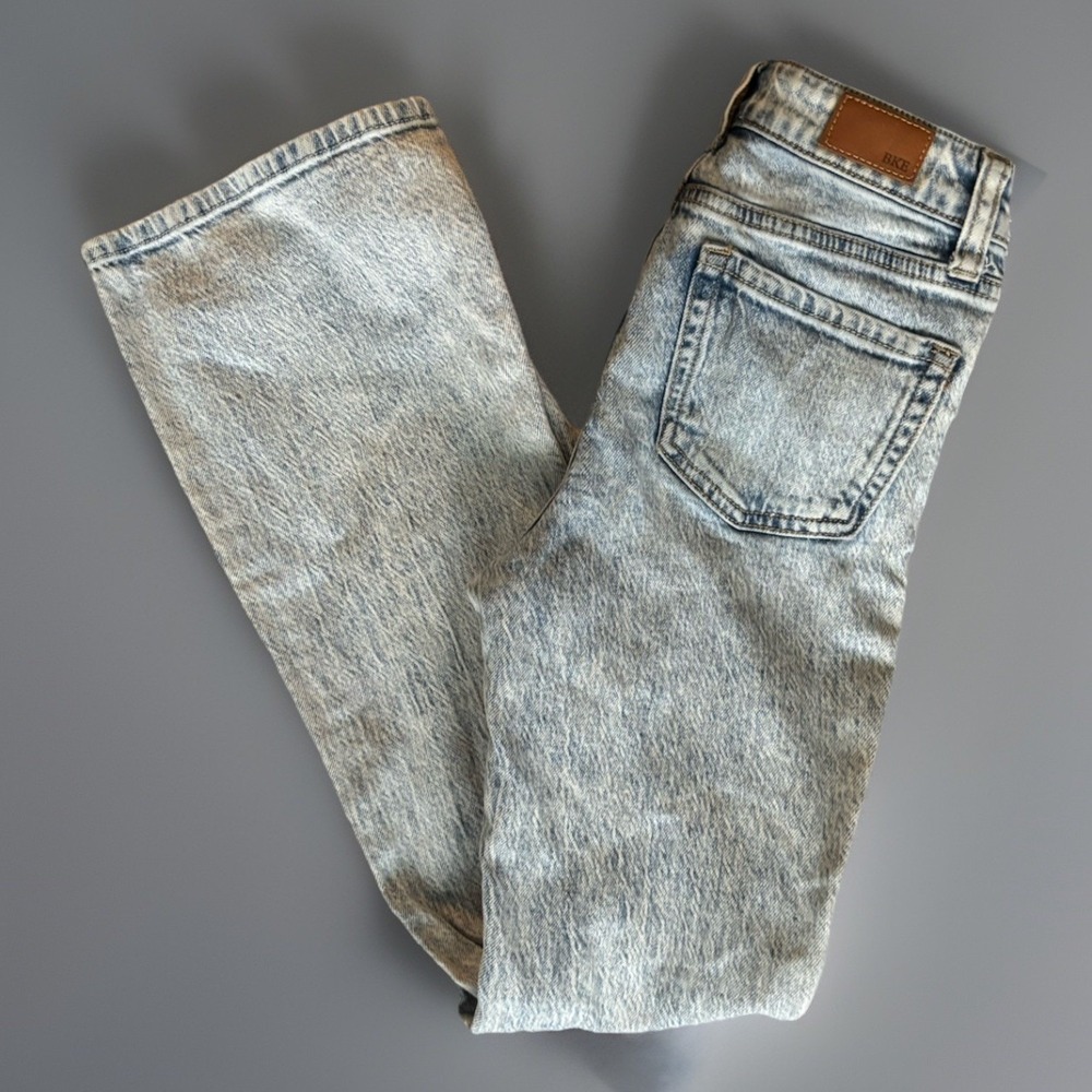 BKE Youth Kids Denim Jeans Mini And Bootcut Distress -0